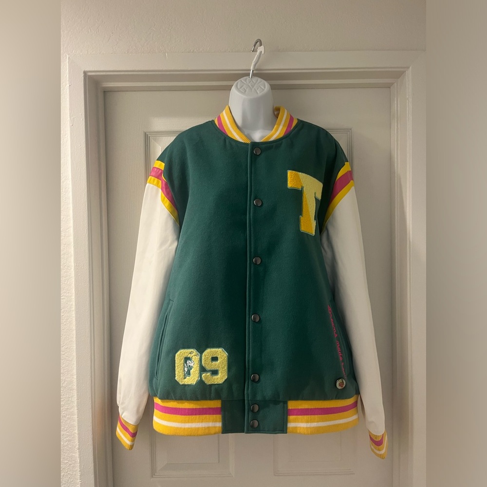 NEW Disney Varsity Jacket Tiana Rey Princess And The Frog - Adult Size XL
